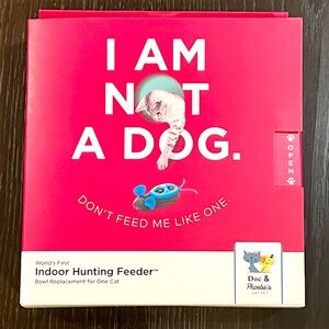 Doc & Phoebe's Interactive Indoor Hunting Cat Feeder *EUC* MSRP: $28+tax retail